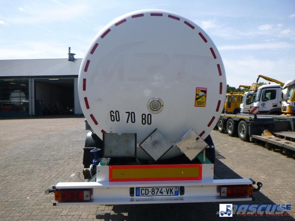 Magyar Bitumen tank inox 30 m3 / 1 comp Semi remorque citerne