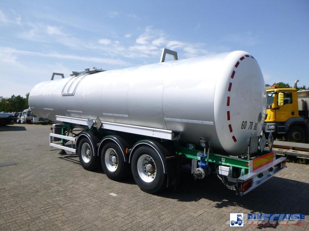 Magyar Bitumen tank inox 30 m3 / 1 comp Semi remorque citerne