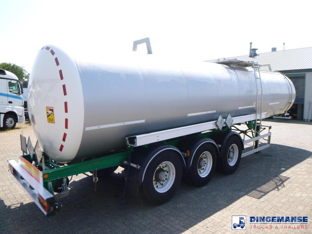 Magyar Bitumen tank inox 30 m3 / 1 comp Semi remorque citerne
