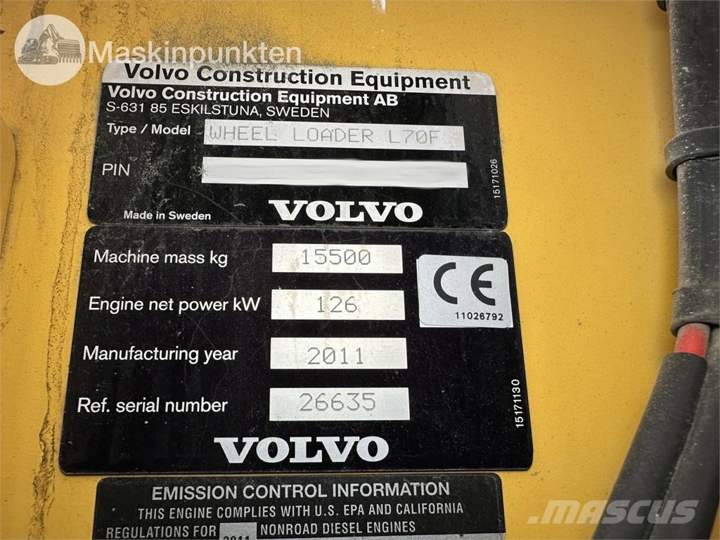 Volvo L70F Hjullastare