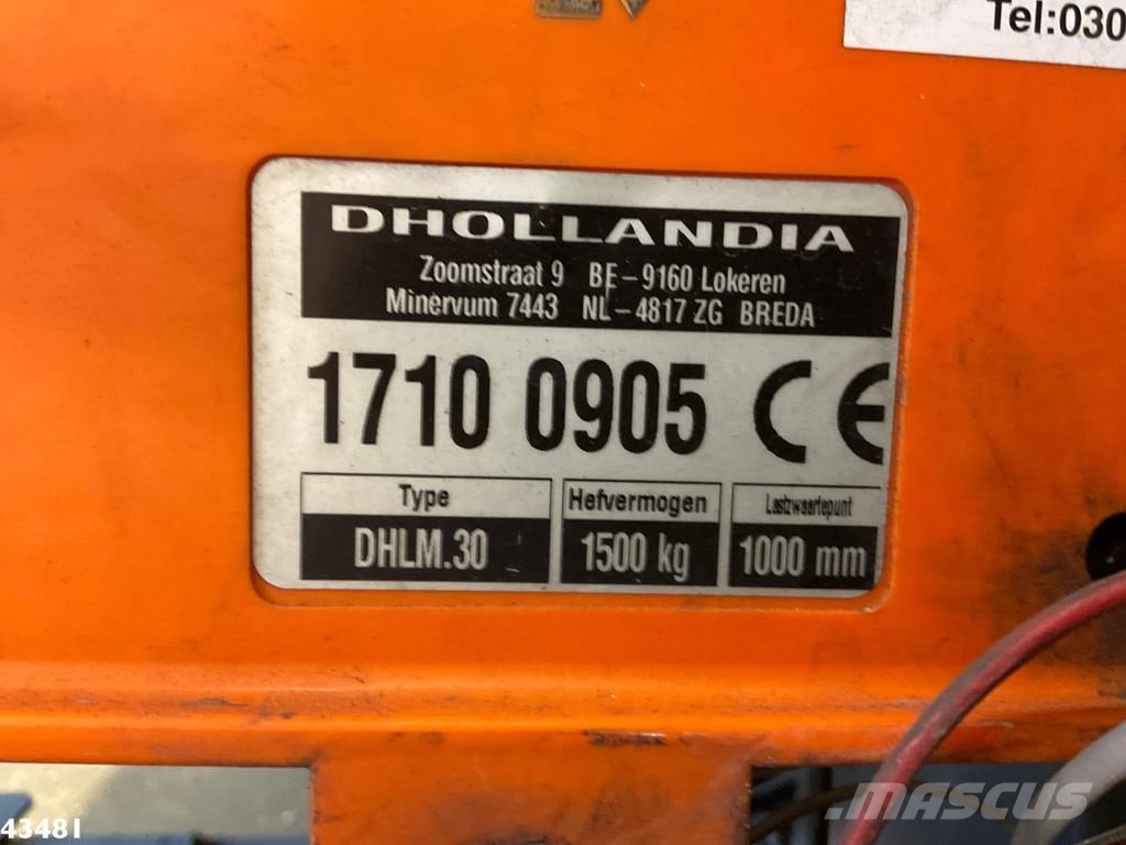 Volvo FL 250 Euro 6 met Dhollandia laadklep Sanduk kamioni