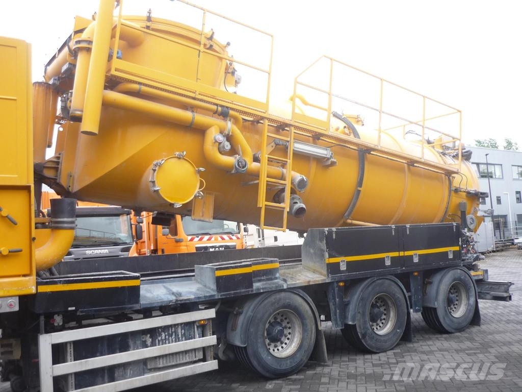 Renders ROC 16.30 Droge stoffen oplegger Met DAF XF Tankopleggers