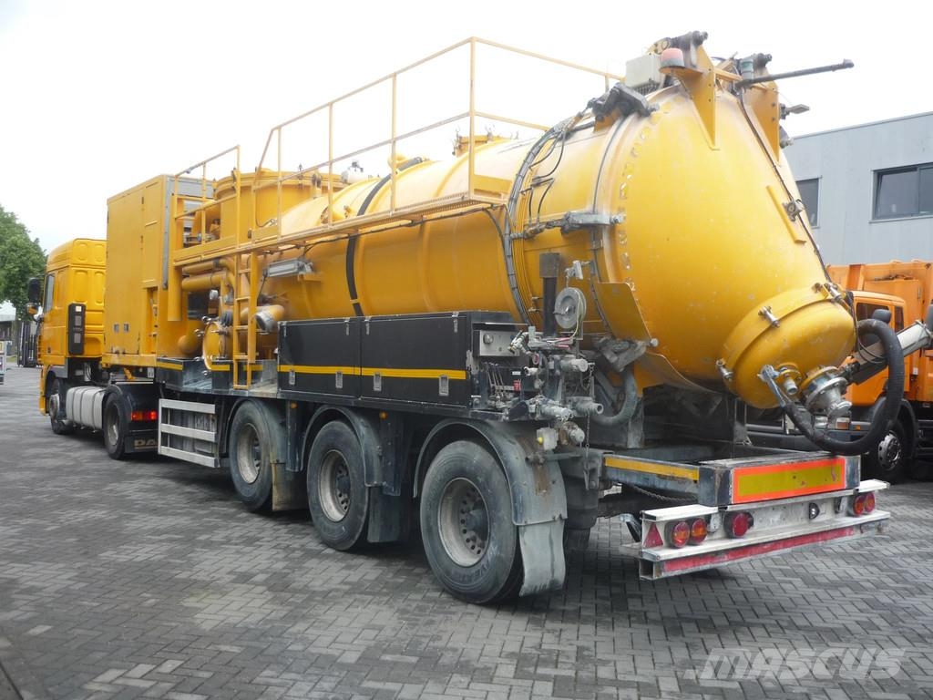 Renders ROC 16.30 Droge stoffen oplegger Met DAF XF Tankopleggers