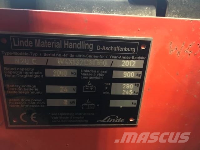 Linde N20C/132 Matalakeräilytrukit