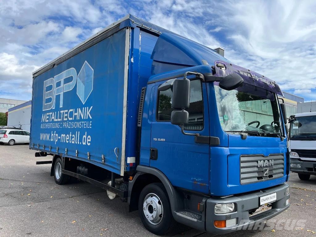 MAN TGL 8.180 BL *Pritsche/Plane *Tautliner *Klima Camión con caja abierta