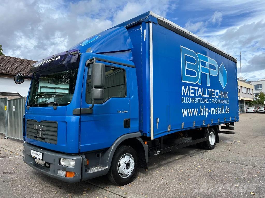 MAN TGL 8.180 BL *Pritsche/Plane *Tautliner *Klima Camión con caja abierta