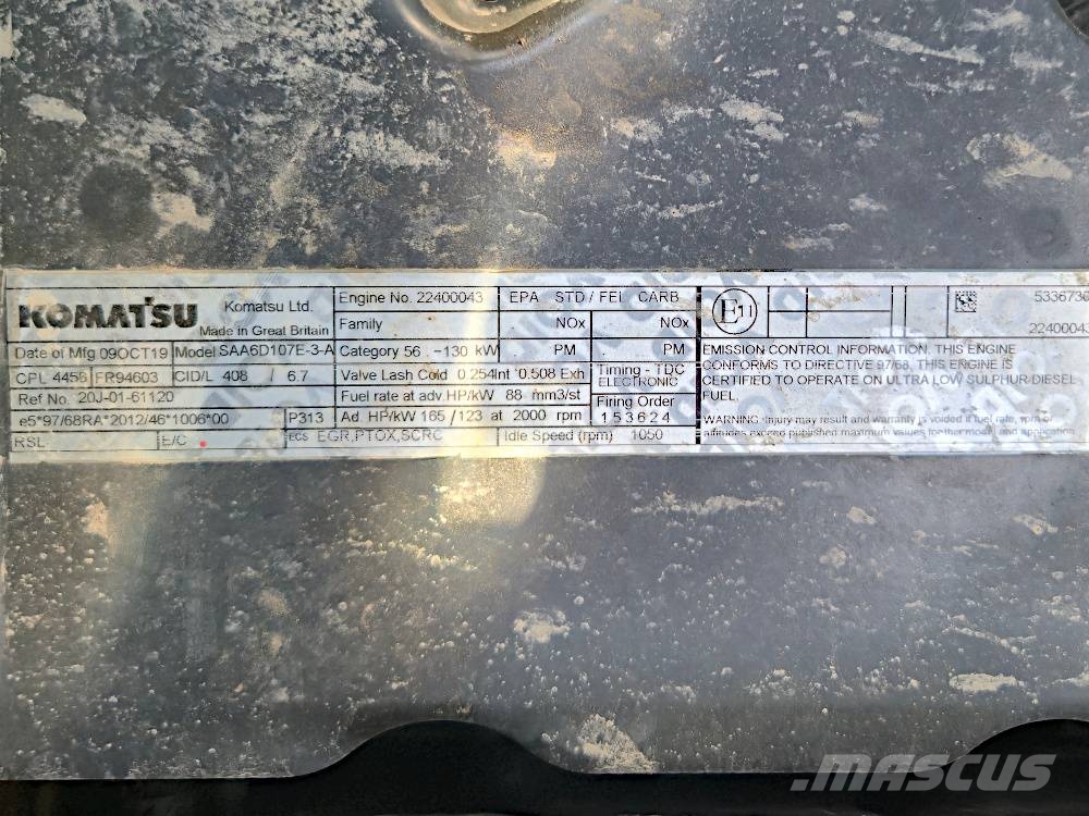 Komatsu PW 180-11 Wheeled excavators