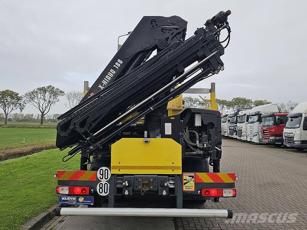 Renault C 380 6X4 HIAB 188ES4 Platte bakwagens