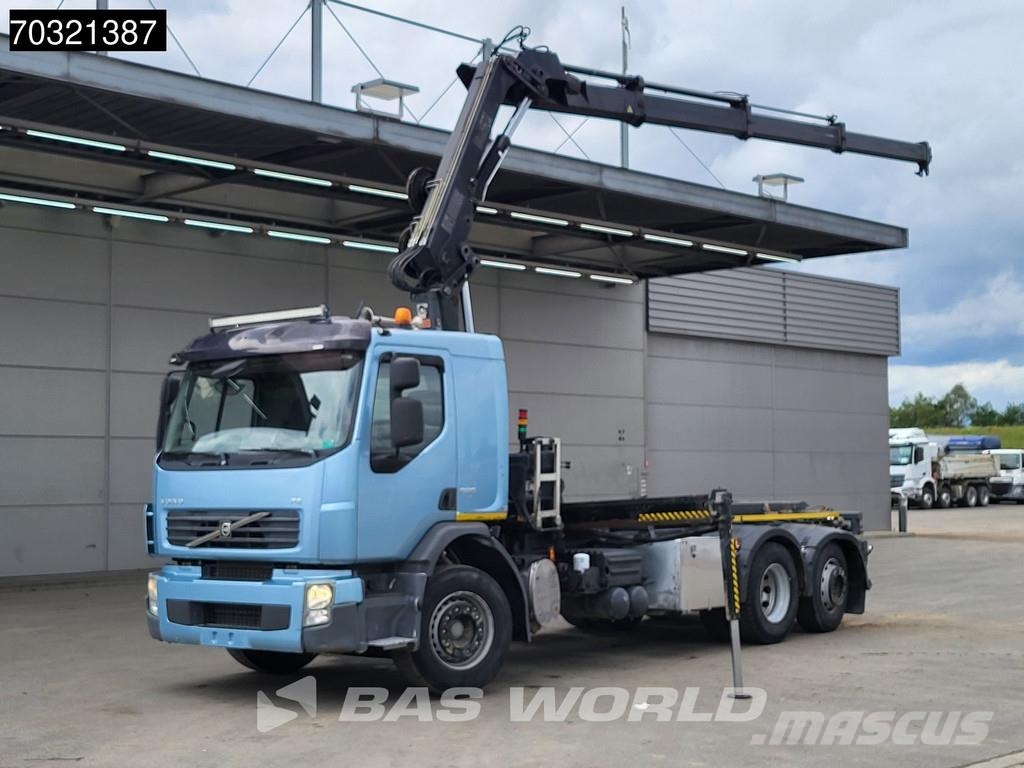 Volvo FE 320 4X2 HIAB 144 E-3 HIDUO Crane 20tons cable s Rol kiper kamioni sa kukom za podizanje tereta
