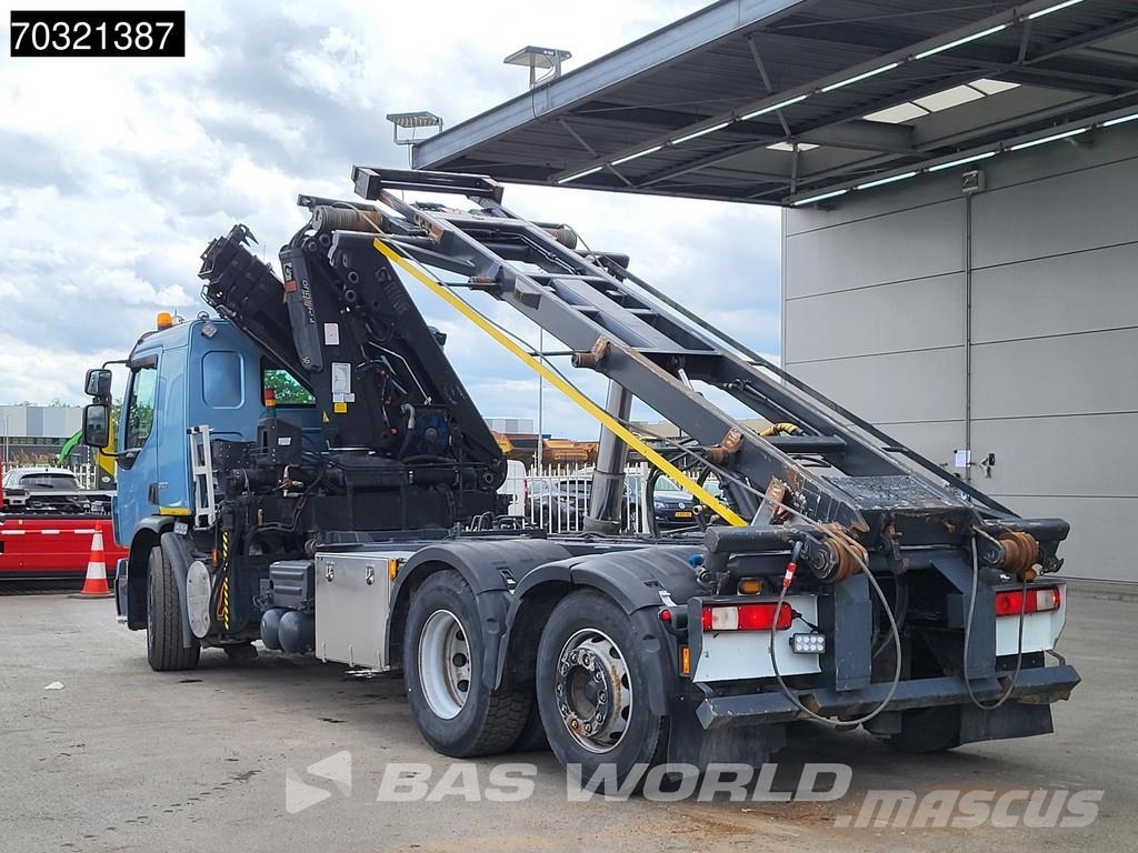 Volvo FE 320 4X2 HIAB 144 E-3 HIDUO Crane 20tons cable s Rol kiper kamioni sa kukom za podizanje tereta