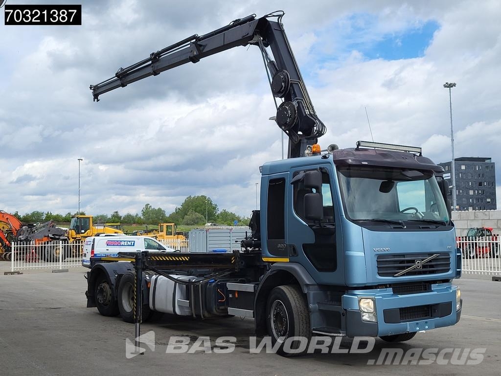 Volvo FE 320 4X2 HIAB 144 E-3 HIDUO Crane 20tons cable s شاحنات الرافعات الخطافية