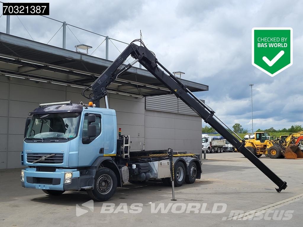 Volvo FE 320 4X2 HIAB 144 E-3 HIDUO Crane 20tons cable s Rol kiper kamioni sa kukom za podizanje tereta