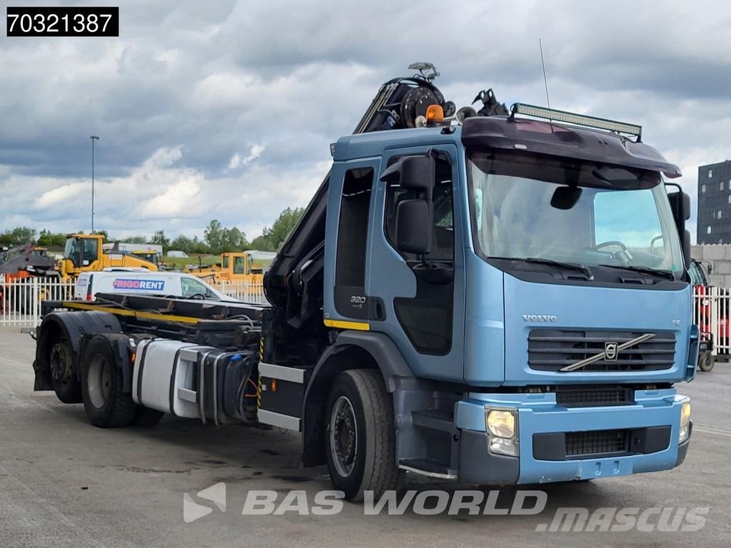 Volvo FE 320 4X2 HIAB 144 E-3 HIDUO Crane 20tons cable s شاحنات الرافعات الخطافية