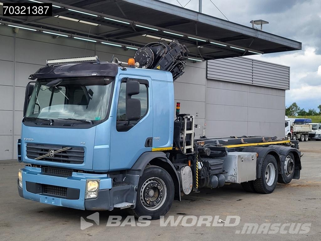 Volvo FE 320 4X2 HIAB 144 E-3 HIDUO Crane 20tons cable s شاحنات الرافعات الخطافية
