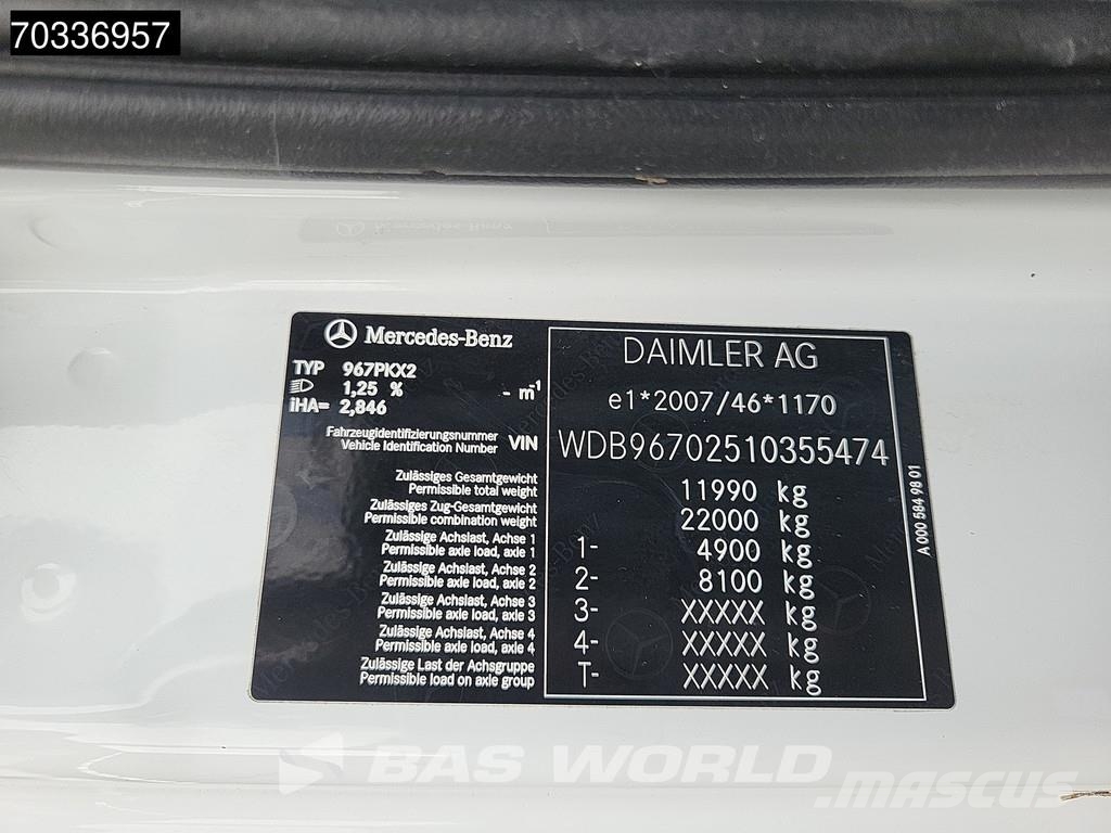 Mercedes-Benz Atego 1218 Atego 4X2 12tonner 1500kg Ladebordwand Autocamioane