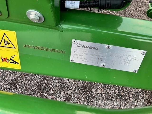 Krone Swadro TC 1000 Plus-IsoBus, Ny skick Pradalges formuojantys padargai