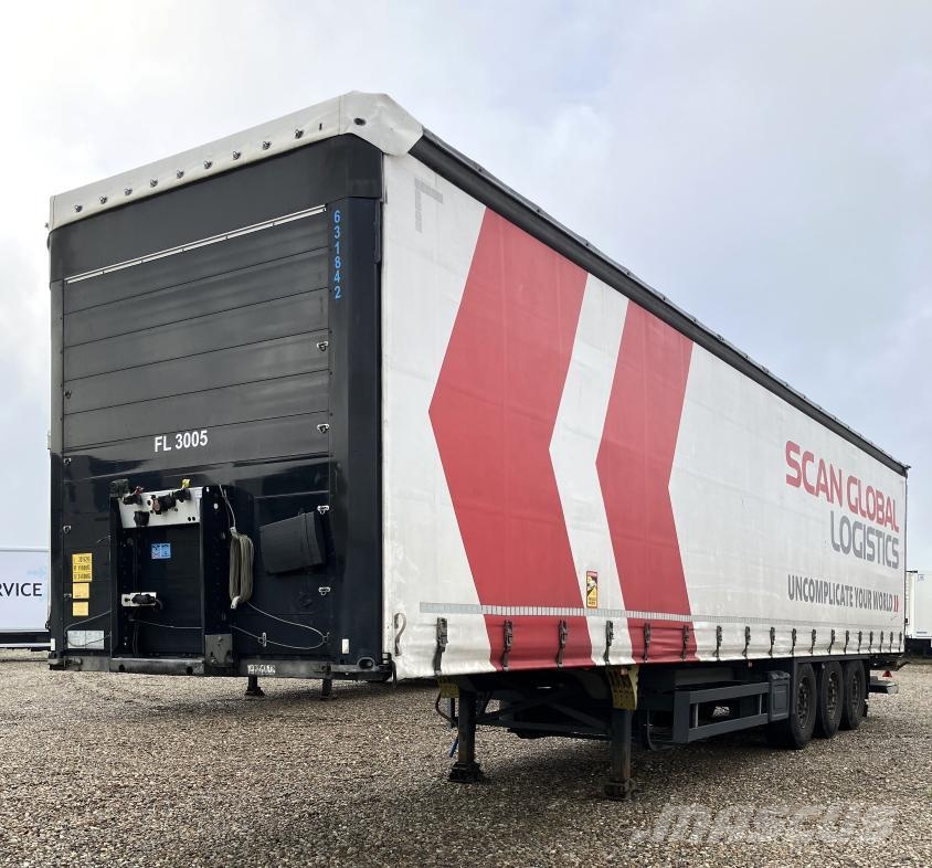 Schmitz Cargobull Trailer Curtainsider Sliding Roof Straight نصف مقطورات بباب جانبي