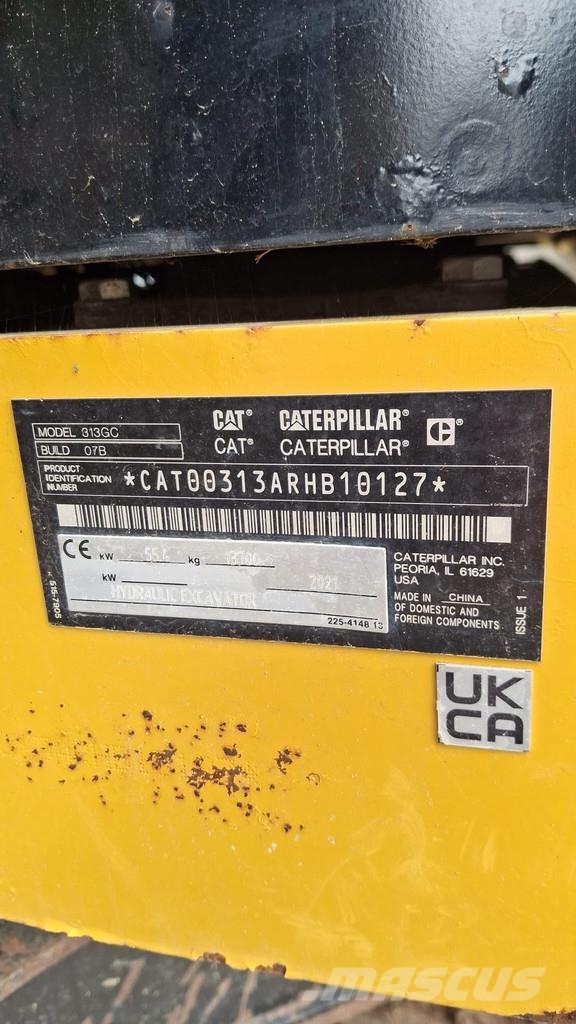 CAT 313GC Lánctalpas kotrók