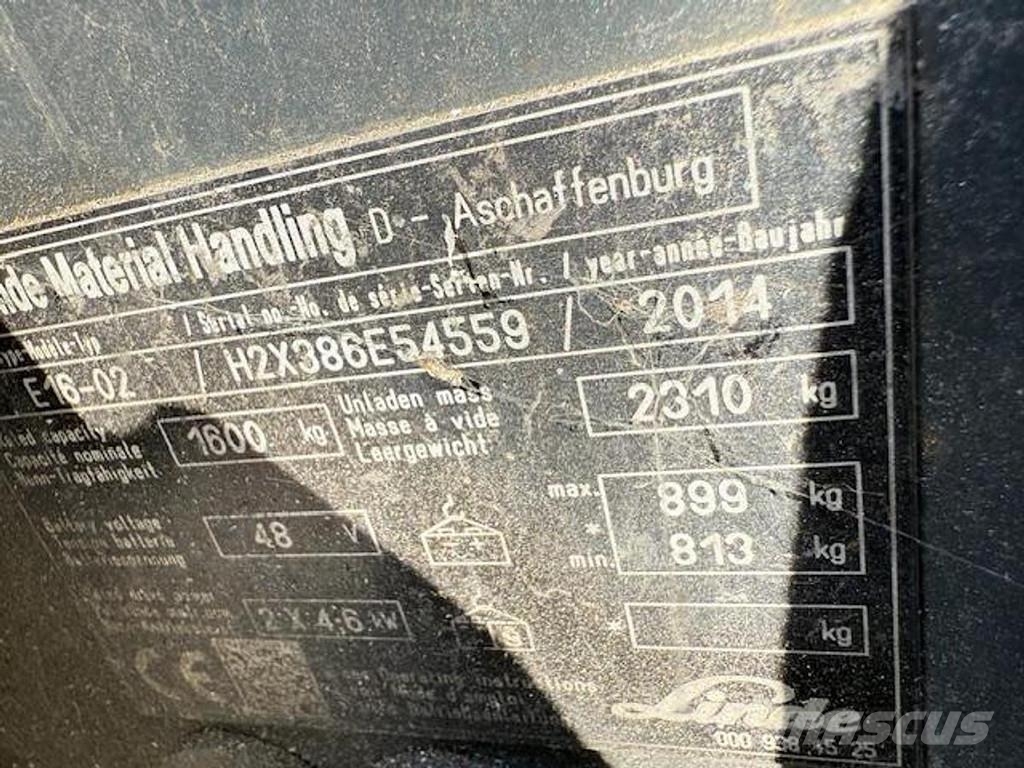 Linde E16-02 Andere Gabelstapler