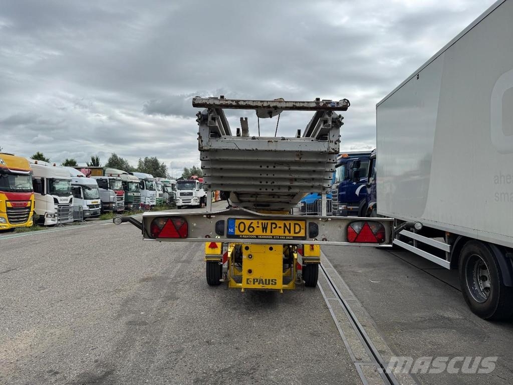 Paus 37 WH LIFT 37 METER / 300 KG - TÜV UNTILL 08/2027 المنصات الهوائية المثبتة على مقطورة