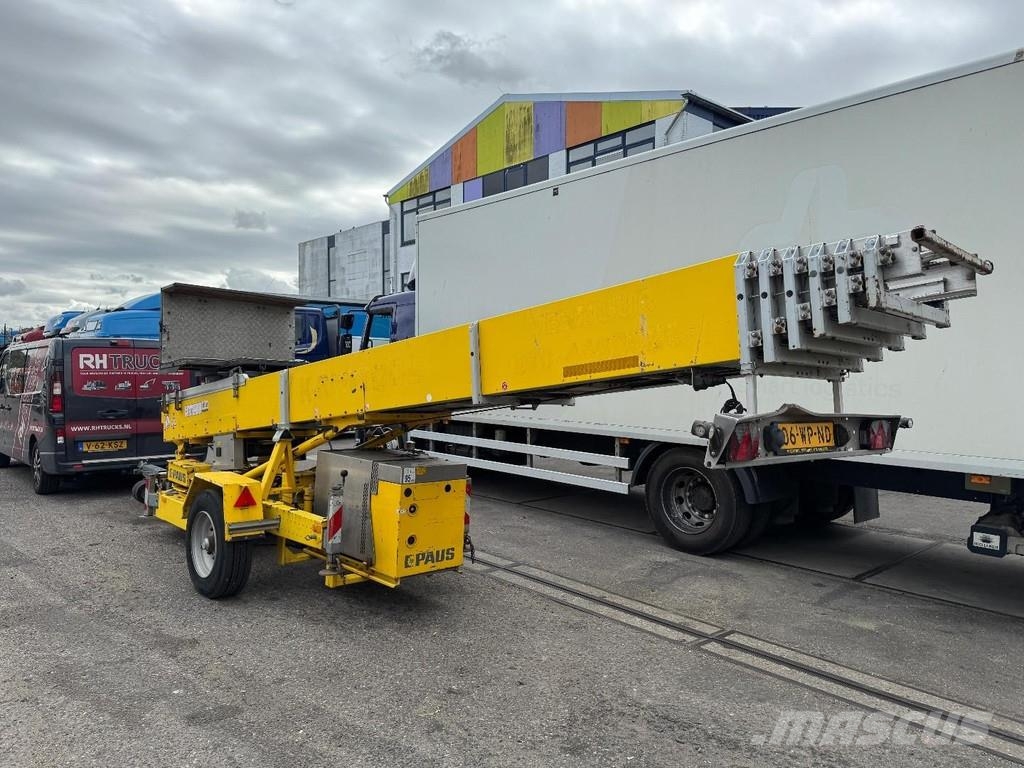 Paus 37 WH LIFT 37 METER / 300 KG - TÜV UNTILL 08/2027 المنصات الهوائية المثبتة على مقطورة
