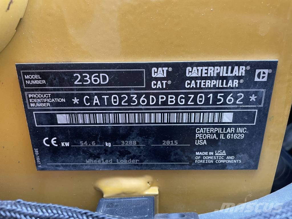 CAT 236D Minilæsser - skridstyret