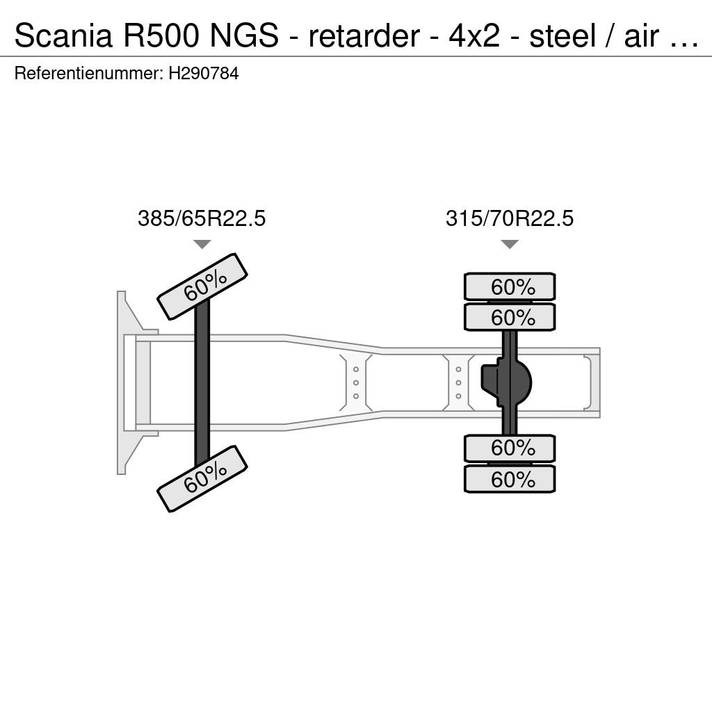 Scania R500 NGS - retarder - 4x2 - steel / air - night cl Prime Movers