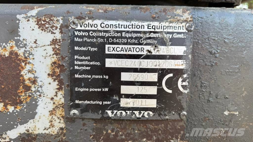 Volvo EC 240 C L Escavadoras de rastos