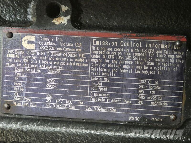 Cummins QSK23-C CPL 2858 Mootorid