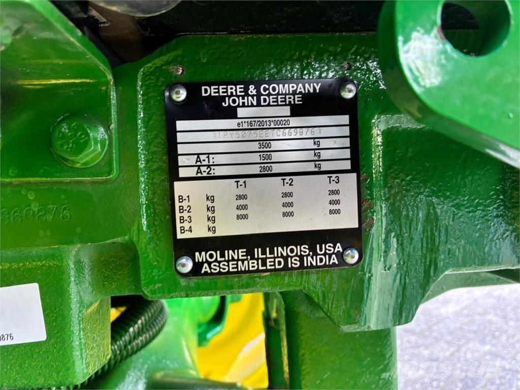 John Deere 5075E Landbouw - overige