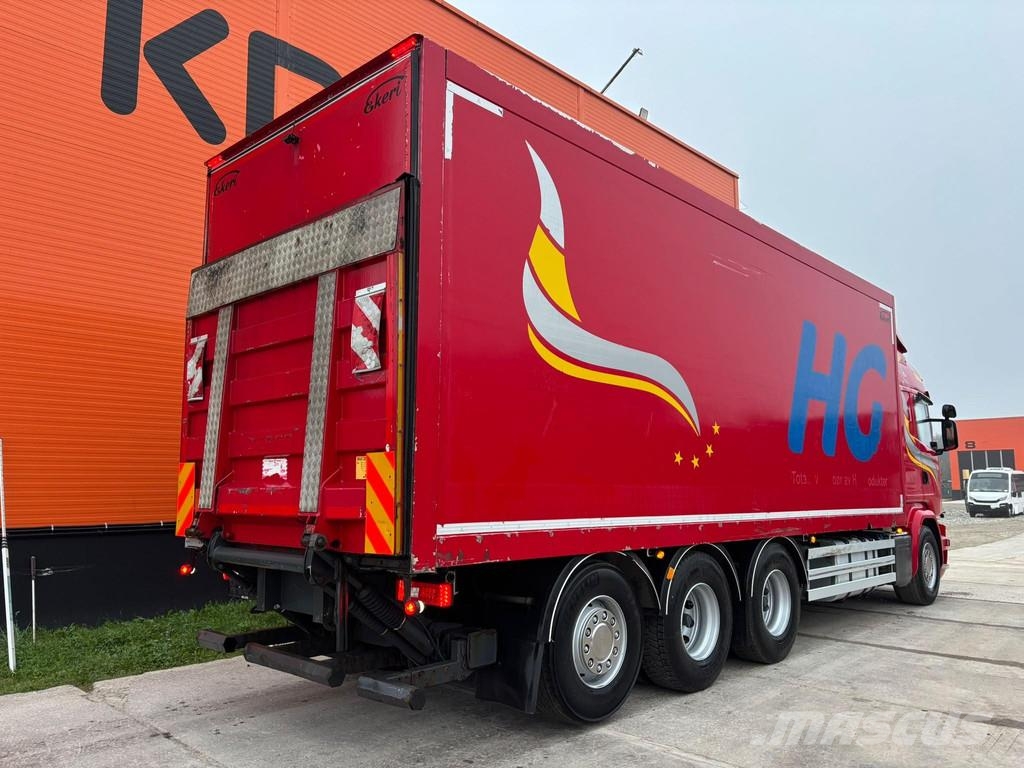 Scania G490 8x4 OPENSIDE BOX Camiones caja cerrada