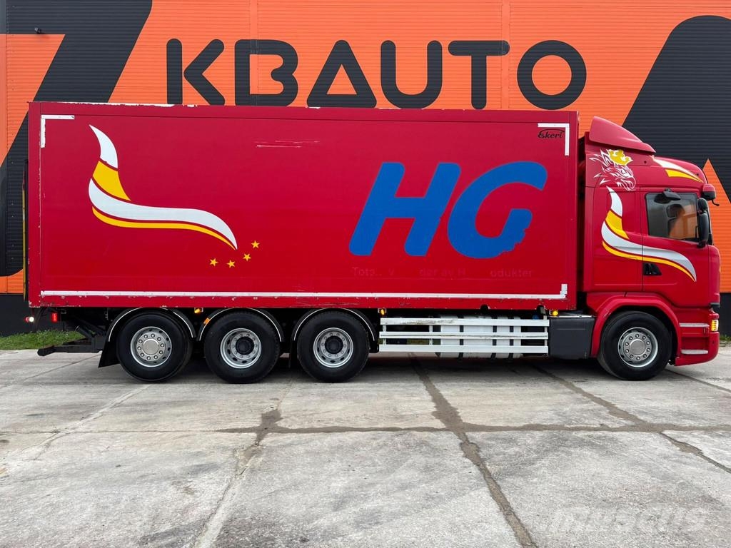 Scania G490 8x4 OPENSIDE BOX Camiones caja cerrada