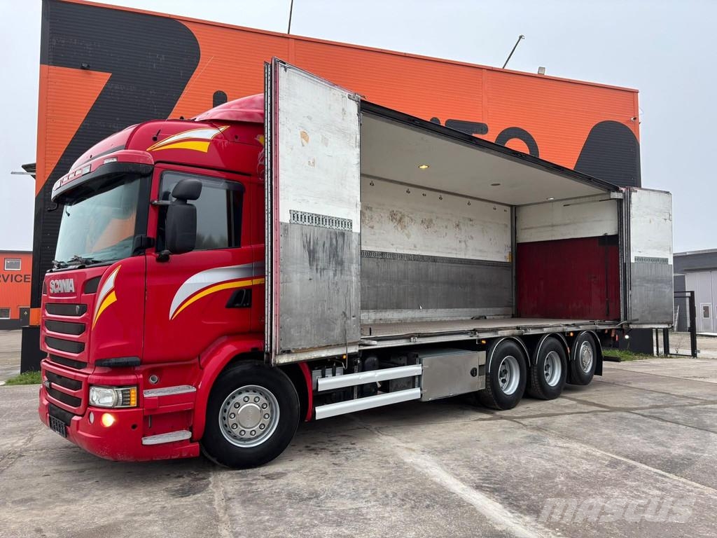 Scania G490 8x4 OPENSIDE BOX Camiones caja cerrada