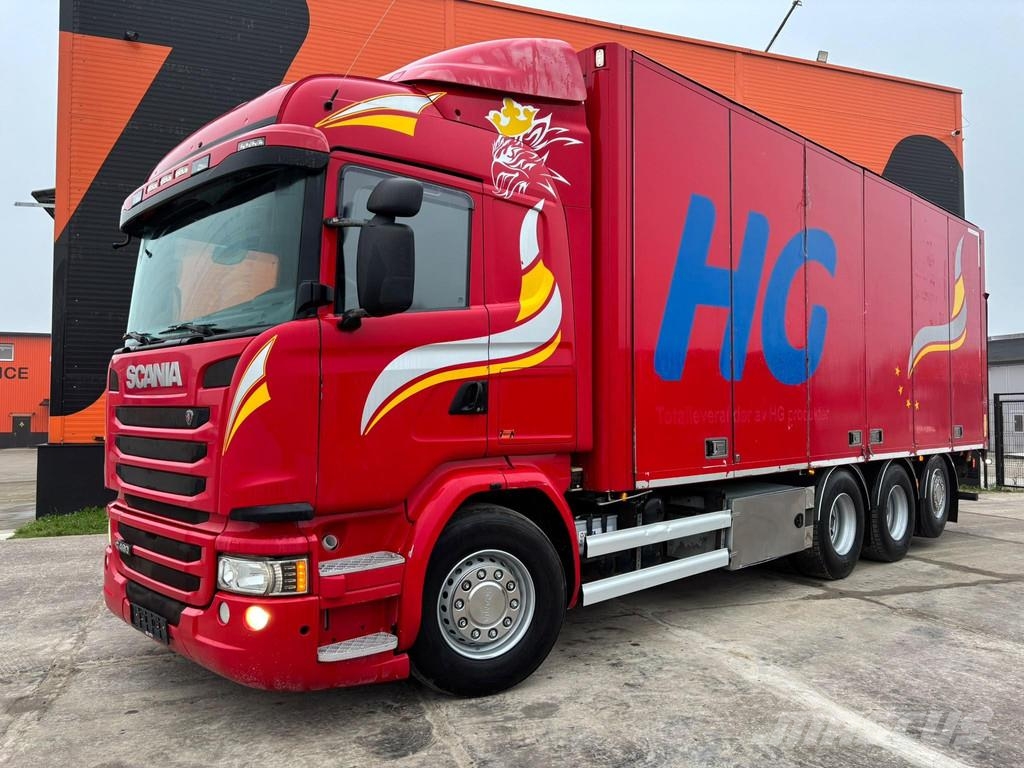 Scania G490 8x4 OPENSIDE BOX Camiones caja cerrada