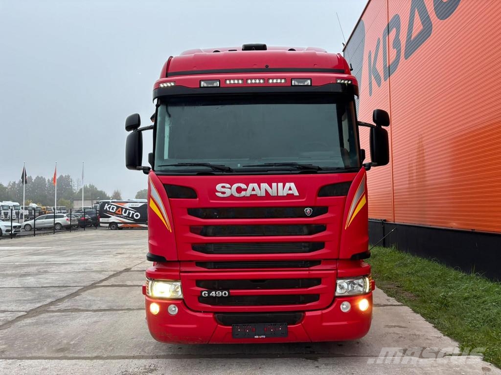 Scania G490 8x4 OPENSIDE BOX Camiones caja cerrada