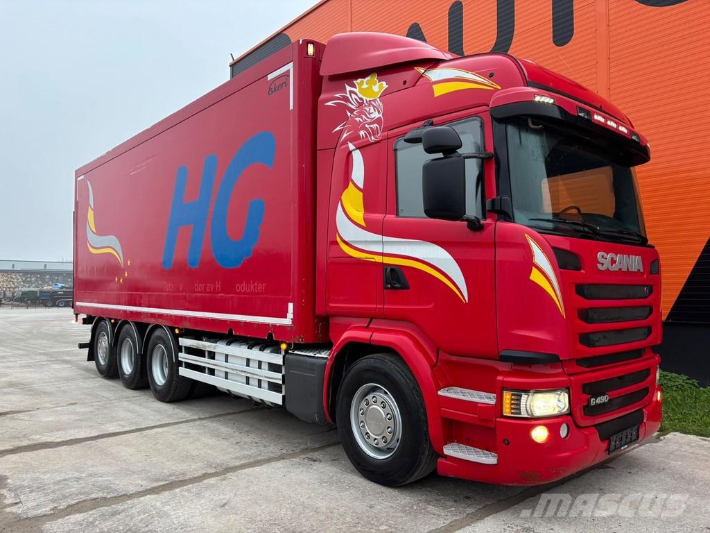 Scania G490 8x4 OPENSIDE BOX Camiones caja cerrada