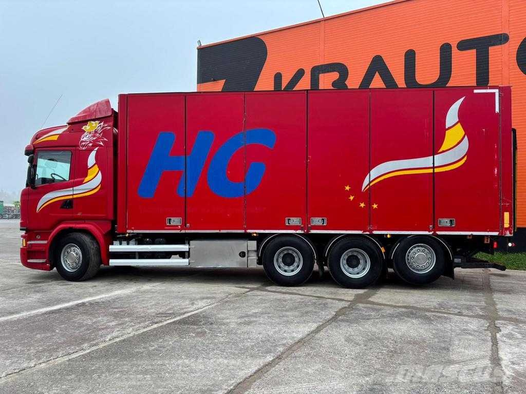 Scania G490 8x4 OPENSIDE BOX Camiones caja cerrada