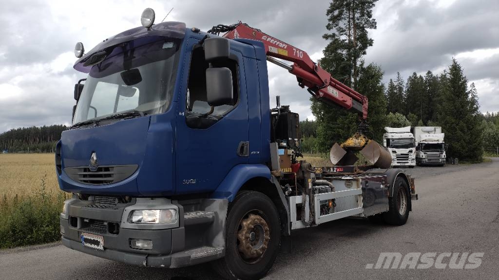 Renault Premium 300 VL+Ferrari nosturi kouralla,euro6 Kranbil