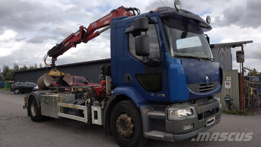 Renault Premium 300 VL+Ferrari nosturi kouralla,euro6 Kranbil