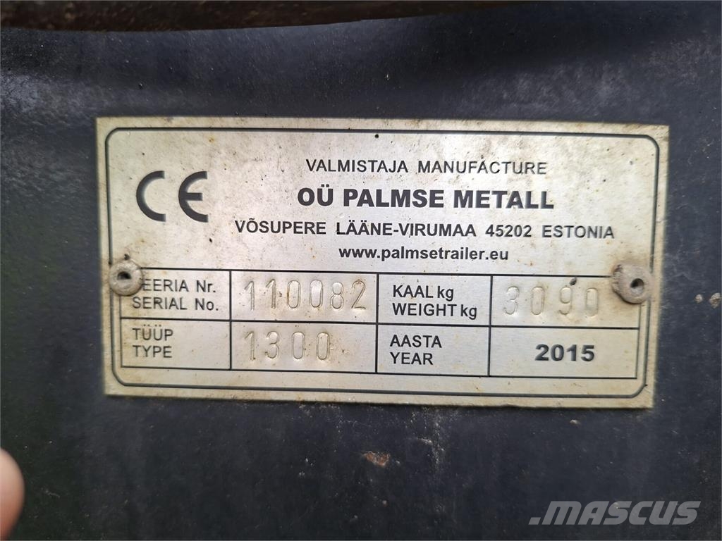 Palmse Trailer Metall 1300 Bañeras
