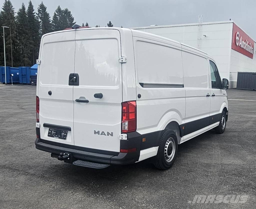 MAN TGE 3.180 etuveto autom. 3640 aks.väli H2 kork. Pakettiautot
