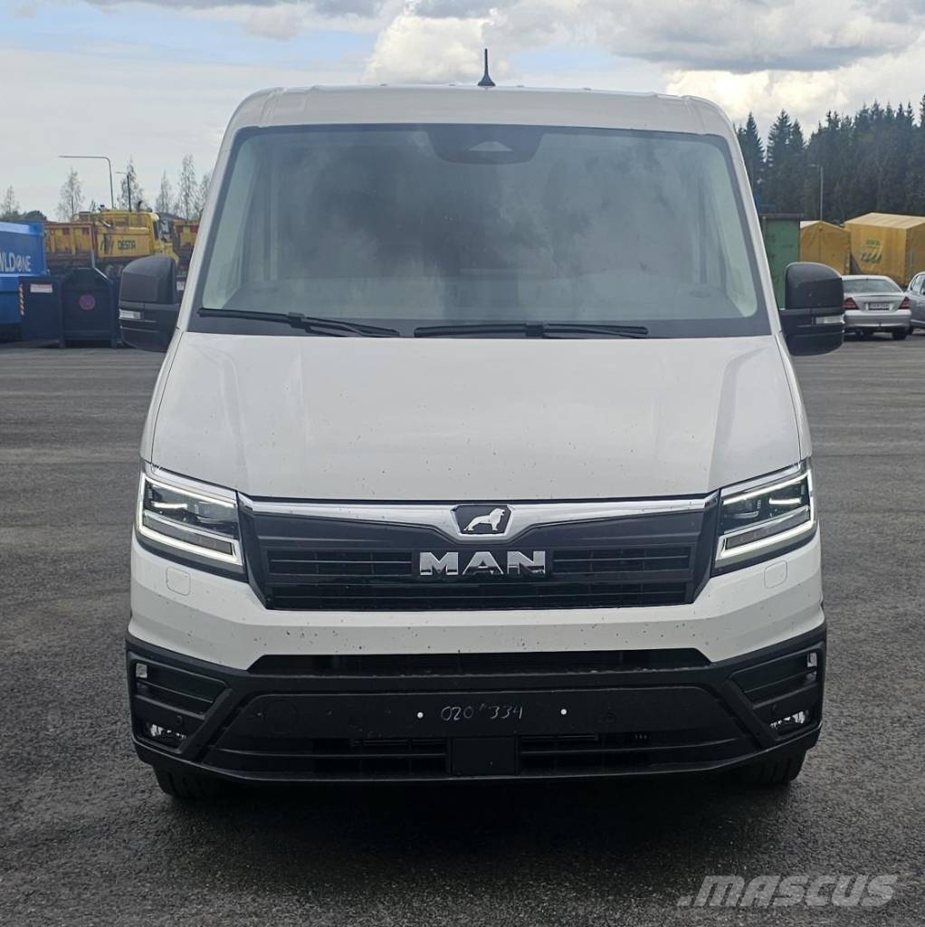MAN TGE 3.180 etuveto autom. 3640 aks.väli H2 kork. Pakettiautot