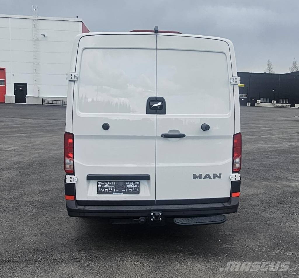 MAN TGE 3.180 etuveto autom. 3640 aks.väli H2 kork. Pakettiautot