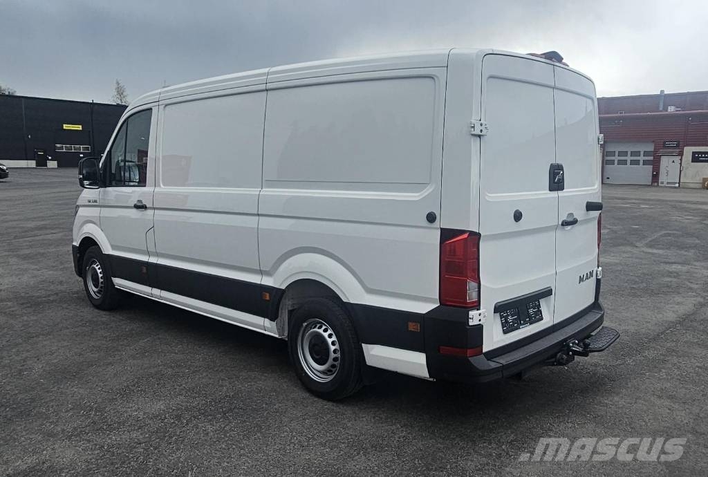 MAN TGE 3.180 etuveto autom. 3640 aks.väli H2 kork. Pakettiautot