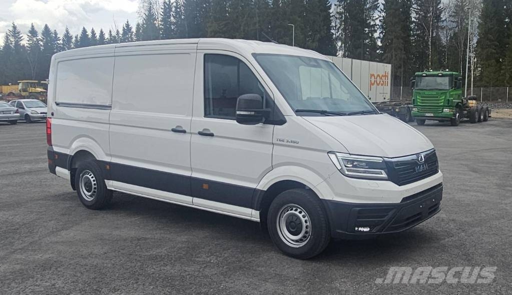 MAN TGE 3.180 etuveto autom. 3640 aks.väli H2 kork. Pakettiautot