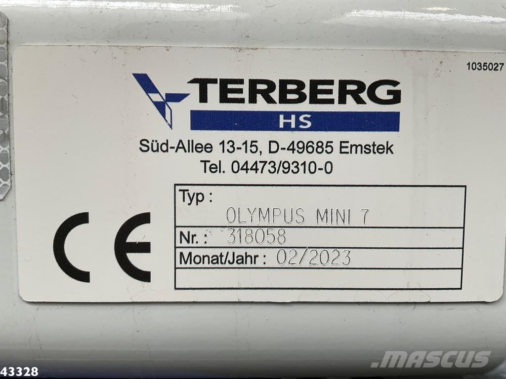 Fuso Canter Terberg 7m³ Smetiarske vozidlá