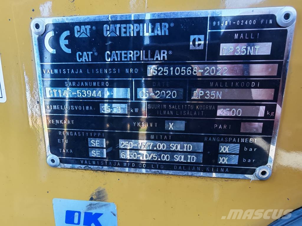CAT DP35NT شاحنات الديزل