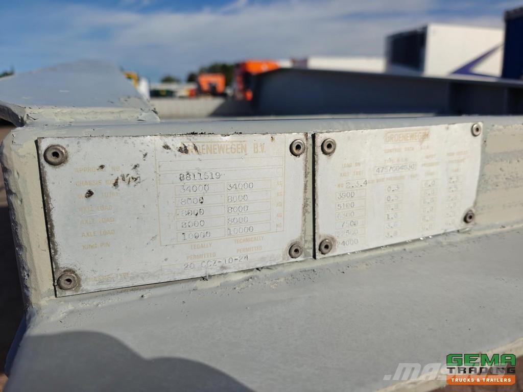 Groenewegen 20CCZ-10-24 20FT - Drip Tray - SAF Drum Brakes - O Kontejnerske polprikolice
