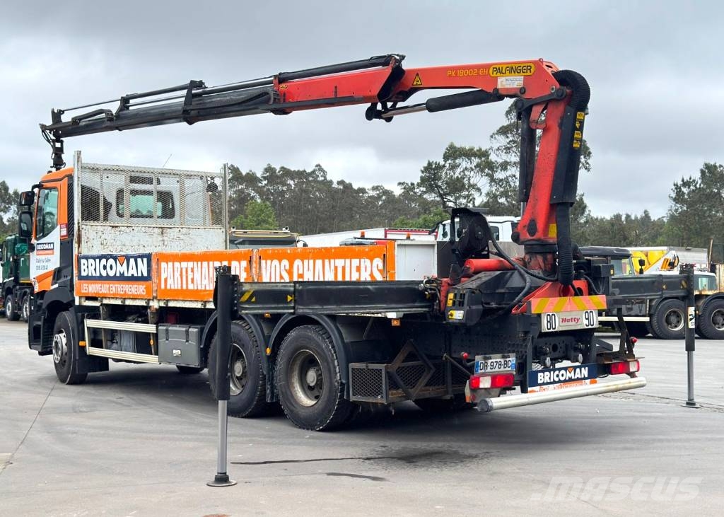 Renault C 380 + Palfinger PK 18002 EH Caminhões de mesa/dropside