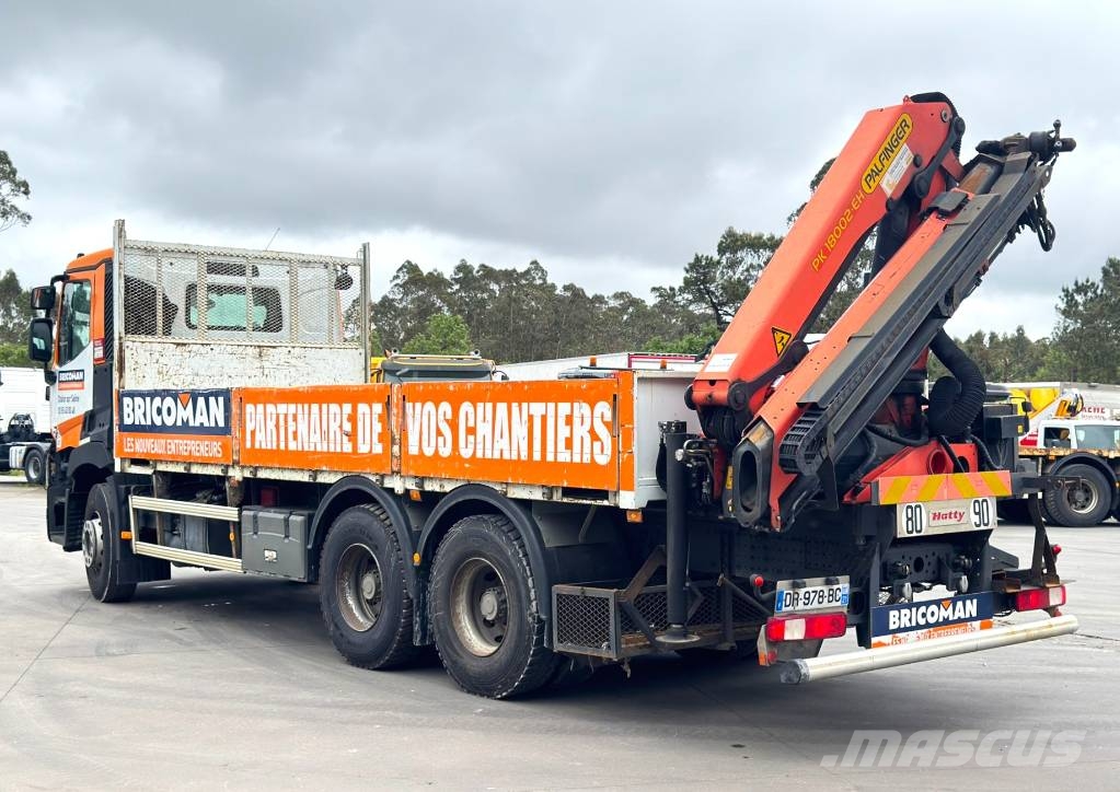 Renault C 380 + Palfinger PK 18002 EH Caminhões de mesa/dropside